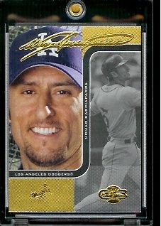 2006 Topps Co-Signers Nomar Garciaparra Los Angeles Dodgers Baseball Card #76 - Mint Condition - In Protective Display Case !!