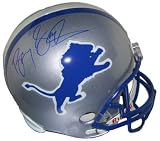 Barry Sanders Signed Lions Replica Helmet
