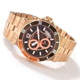 Renato Men's Wilde-Beast Diver Chronograph Rose-tone Stainless Steel Watch