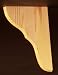 Waddell Keyhole Corbel Bracket 7x11 [CAPITOL CITY LUMBER]
