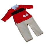 Stylease Drop Kick Red and Black One-piece Outfit