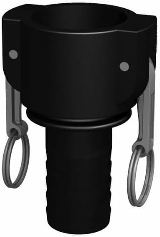 RealPro Cam & Groove Fitting, 2" Female Coupler- 1-1/2" Hose Shank 125 EPDM 1