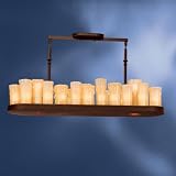 By Kichler-Plateau Collection Olde Bronze Finish Candle Tray 23/2 Light Incandescen