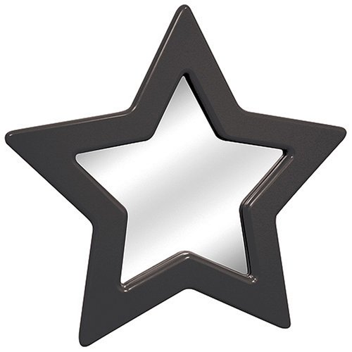 Star Wall Mirror - Black