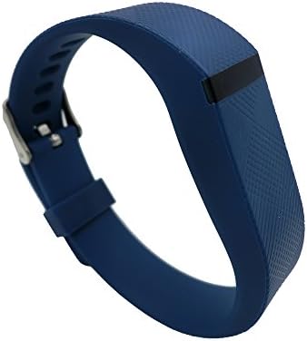 Replacement Bands with Metal Clasps for Fitbit Flex / Wireless Activity Bracelet Sport Wristband / Fitbit Flex Bracelet Sport Arm Band (No tracker, Replacement Bands Only) (Dark Blue)