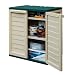 Rowlinson Plastic Utility Cabinet - Green and White