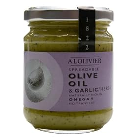 A L'Olivier Garlic and Herb Olive Oil Spread, 6-Ounce