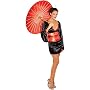 Japanese Doll Costume Red Adult