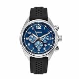 Best Price Fossil Men's CH2694 Flight Stainless Steel Blue Dial Watch