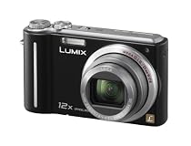 Panasonic DMC-TZ6EG-K Digitalkamera (10 Megapixel, 12-fach opt. Zoom, 6,9 cm (2,7 Zoll) Display, Bildstabilisator) graphitschwarz