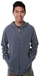 J WILLIAMS 'Zip Vintage Hoodie' grey