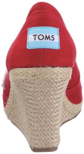 Toms Womens Wedges Red 010001B10-Red 3.5UK (5.5 US)