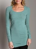 Splendid Stripped Dyed Tunic Jade