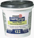 Wm Zinsser, William 2881 SureGrip 122 Heavy-Duty Strippable Wallcovering Adhesive