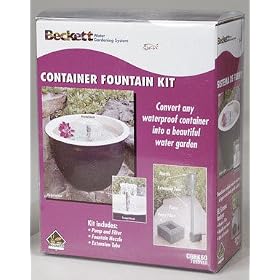 Beckett 7093110 Container Garden Fountain Kit from Garden Fountains