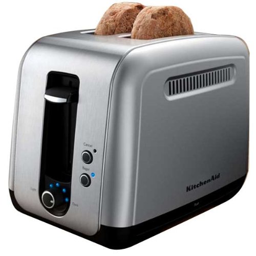 KitchenAid 2-Slice Toaster KMT211: Contour Silver