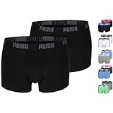 PUMA Herren Basic Shortboxer Boxershort 2er 4er 6er 8er Pack in vielen Farben