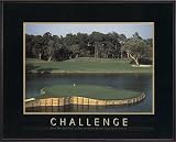 Challenge-Golf Course, Motivational Poster