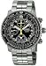 Seiko SNA411 Men's 200m Flight Chronograph Black Dial pilot watch
