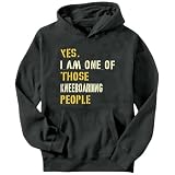 Yes I Am One Of Those Kneeboarding People Sports Mens Hoodie (Dark Silver, Sizes X-Small - XXX-Large)