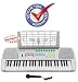 Children 49 Keys Electronic Piano Music Keyboard Silver KB49SV