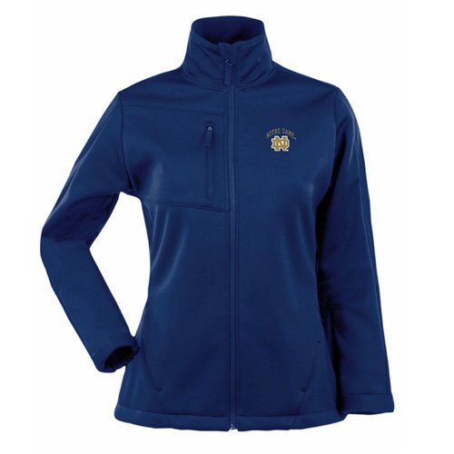 Notre Dame Fighting Irish Jacket - NCAA Antigua Ladies Traverse Performance Jacket Navy
