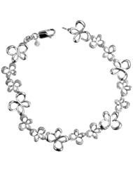 Jessica Simpson I Am Free Diamond Butterfly Bracelet 1/10ctw