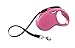 Flexi New Classic Retractable Dog Leash (Cord), 16 ft, Small, Pink