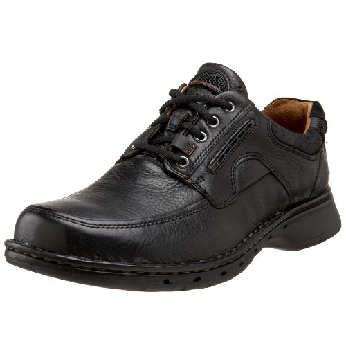 Clarks Unstructured Men's Un.Bend Casual Oxford,Black,9 XW US