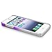 eForCity Clear Purple Waterdrop Raindrop Hard Case Compatible with Apple iPhone 5