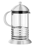 Stempelkanne / French Press aus Borosilikatglas & Edelstahl