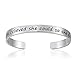 YSECTL lauhonmin Graduation Gifts Bracelets for Women Valentine Bangle Bracelets for Girl - She Believed She Could So She Did (Style A)