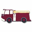 Patch Magic 42-Inch by 21-Inch Fire Truck Shaped Rug
