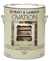 PRATT AND LAMBERT Z790016 "OVATION" INTERIOR CRACKLE FAUX FINISH - GALLON (PACK OF 4)
