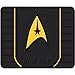 4pc Star Trek Delta Black w/Logo Front & Rear Utility Rubber Floor Mats