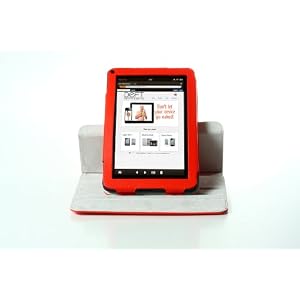 Rotating Red Kindle Fire Case Rotating Red Kindle Fire Case