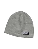 Emporio Armani - Emporio Armani Logo Label Knit Wool Skull Cap Light Gray