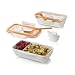 Orange / White Bento Box Lunchbox by Black & Blum