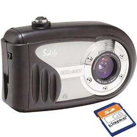 Sealife SL321 ECOshot 6.0MP Digital Camera with 4x Digital Zoom (Rated to 75') with 1 GB SD Card