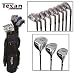 Sports : Texan Classic Power Cavity Golfschlaeger Set + Bag, Herren Rechtshaender Grafit/Stahl +1 inkl.h