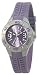 Kahuna Stainless Steel Ladies Lilac Analogue Dial & Lilac Rubber Strap Watch