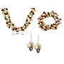 Sterling Silver Multi-Color Dyed Freshwater Cultured Pearl Necklace, Bracelet & Earring Set
