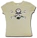 Skull With Rose Alchemy Guild Design Women's Babydoll T Shirt Small thru XL in 6 colors
