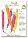 Organic Carrot Seeds Carnival Blend 1000 Seeds