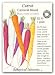 Organic Carrot Seeds Carnival Blend 1000 Seeds