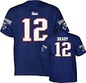 Tom Brady New England Patriots Navy Youth Jersey Name and Number T-Shirt