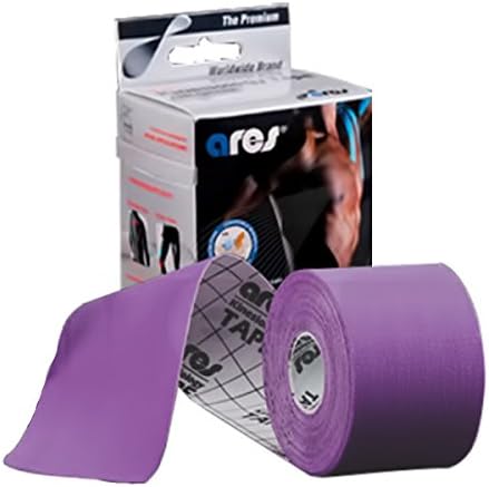 ARES Kinesiology Standard Tape (2in x 16.4ft, Purple)