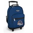 Boise State Rolling Backpack Navy Boise State University Broncos - Wheeled Travel or School Carry-On Travel Bags with Wheels - Best Quality
