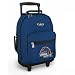 Boise State Rolling Backpack Navy Boise State University Broncos - Wheeled Travel or School Carry-On Travel Bags with Wheels - Best Quality