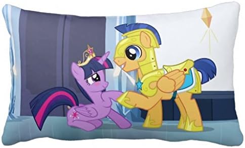 Reasonwe Custom My Little Pony (46) Throw Square Pillow Case 20x30 Inches for put in Car Seat, Patio, Bedroom, Couch, Sofa
